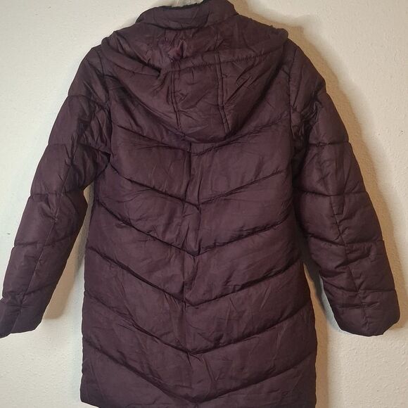 Big Chill Women's Deep Maroon Puffer Jacket size medium - Picture 4 of 6